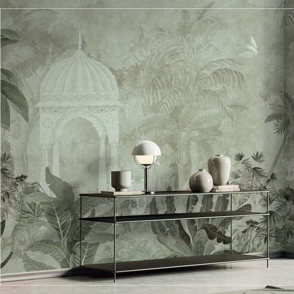 Galerie Wallpaper Product code: BB30197_2 - Bombay Design Wallpaper Collection - Green Colours -  