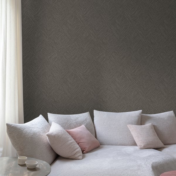 Galerie Wallpaper Product code: PW3009_2 - Precious Weaves Wallpaper Collection - Black Colours -  