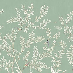 Galerie Wallcoverings Product Code: DB30414M - Daisy Bennett Wallpaper Collection Galerie Wallcoverings Product Code DB30414M - Daisy Bennett Wallpaper Collection - Greens Colours - Vining Beauty Mural Design