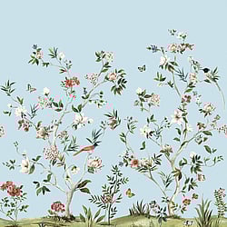 Galerie Wallcoverings Product Code: DB30502M - Daisy Bennett Wallpaper Collection Galerie Wallcoverings Product Code DB30502M - Daisy Bennett Wallpaper Collection - Blues Colours - Chinoiserie Magnolia Mural Design