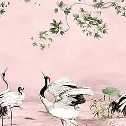 Galerie Wallcoverings Product Code: DB30601M - Daisy Bennett Wallpaper Collection Galerie Wallcoverings Product Code DB30601M - Daisy Bennett Wallpaper Collection - Pinks Colours - Crane Mural Design