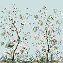 Galerie Wallcoverings Product Code: DB31402M - Daisy Bennett Wallpaper Collection Galerie Wallcoverings Product Code DB31402M - Daisy Bennett Wallpaper Collection - Blues Colours - Charleston Garden Mural Design