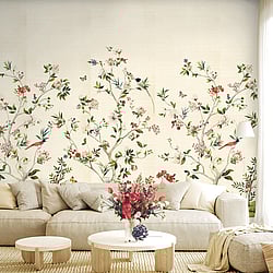Galerie Wallcoverings Product Code: DB31506M - Daisy Bennett Wallpaper Collection Galerie Wallcoverings Product Code DB31506M - Daisy Bennett Wallpaper Collection - Multicolors Colours - Chinoiserie Magnolia Mural Design