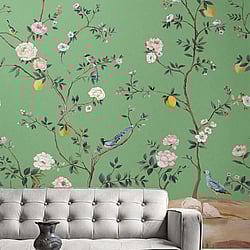 Galerie Wallcoverings Product Code: DB31804M - Daisy Bennett Wallpaper Collection Galerie Wallcoverings Product Code DB31804M - Daisy Bennett Wallpaper Collection - Greens Colours - Blossom Mural Design