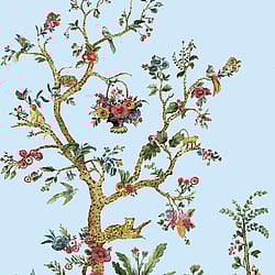 Galerie Wallcoverings Product Code: DB31902M - Daisy Bennett Wallpaper Collection Galerie Wallcoverings Product Code DB31902M - Daisy Bennett Wallpaper Collection - Blues Colours - Tanzania Tree of Life Mural Design