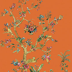 Galerie Wallcoverings Product Code: DB31906M - Daisy Bennett Wallpaper Collection Galerie Wallcoverings Product Code DB31906M - Daisy Bennett Wallpaper Collection - Oranges Colours - Tanzania Tree of Life Mural Design