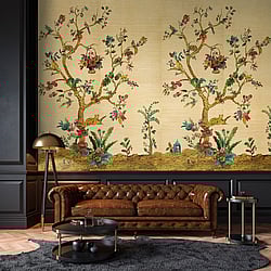Galerie Wallcoverings Product Code: DB33306M - Daisy Bennett Wallpaper Collection Galerie Wallcoverings Product Code DB33306M - Daisy Bennett Wallpaper Collection - Golds Colours - Tanzania Tree of Life Mural Design