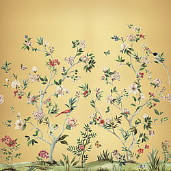 Galerie Wallcoverings Product Code: DB33603M - Daisy Bennett Wallpaper Collection Galerie Wallcoverings Product Code DB33603M - Daisy Bennett Wallpaper Collection - Golds Colours - Chinoiserie Magnolia Mural Design