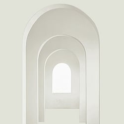 Galerie Wallcoverings Product Code WH45210M - Welcome Home Murals Wallpaper Collection - Cream, White Colours - Echo of Arches Design