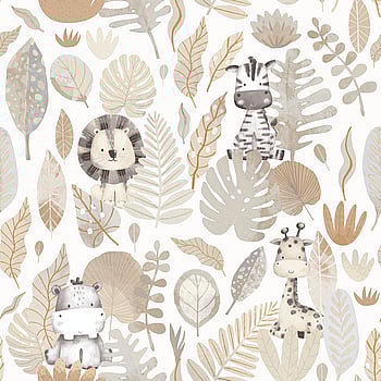 Galerie Wallcoverings Product Code 14837 - Little Explorers 2 Wallpaper Collection - Beige - Silver Grey Colours -  
