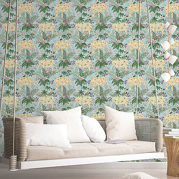 Galerie Wallcoverings Product Code 18547 - Into The Wild Wallpaper Collection - Blue Colours -  