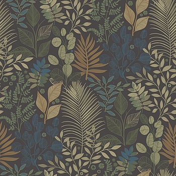 Galerie Wallcoverings Product Code 20105 - Ester Wallpaper Collection - Black blue Colours -  
