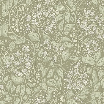 Galerie Wallcoverings Product Code 22024 - Fagring Wallpaper Collection - Dark green Colours -  