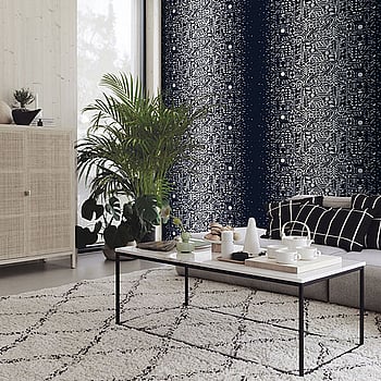 Galerie Wallcoverings Product Code 23325 - Marimekko 5 Wallpaper Collection - Navy Blue Colours -  