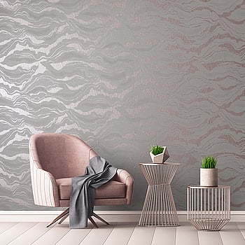 Galerie Wallcoverings Product Code 30025 - Slow Living Wallpaper Collection - Grey Lilac Pink Colours -  