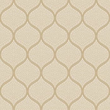 Galerie Wallcoverings Product Code 3951 - Italian Damasks 3 Wallpaper Collection - Cream Beige Gold Colours -  