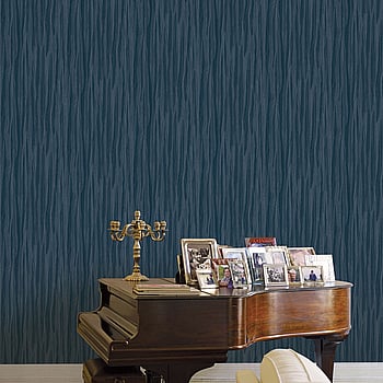 Galerie Wallcoverings Product Code 42569 - Opulence Wallpaper Collection - Navy Blue Colours -  