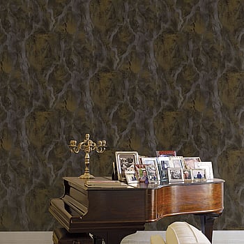 Galerie Wallcoverings Product Code 42579 - Opulence Wallpaper Collection - Brown Gold Colours -  