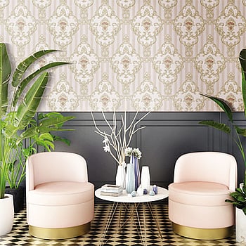 Galerie Wallcoverings Product Code 4604 - Italian Glamour Wallpaper Collection - Pink Colours -  