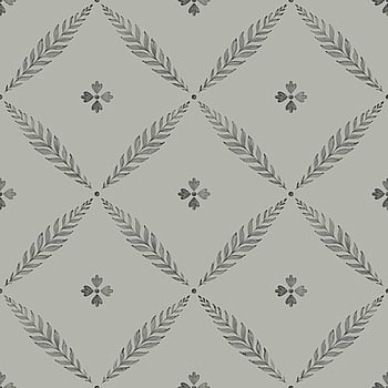 Galerie Wallcoverings Product Code 51022 - Blomstermala Wallpaper Collection - Grey Black Colours -  