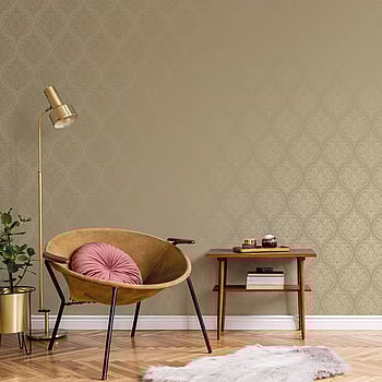 Galerie Wallcoverings Product Code 7006 - Emporium Wallpaper Collection - Gold Colours -  
