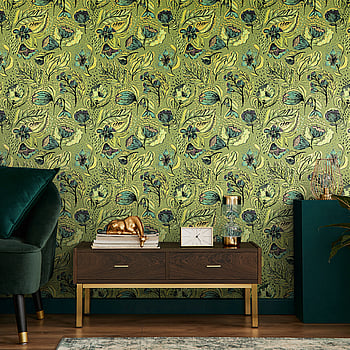 Galerie Wallcoverings Product Code 81330 - Pepper Wallpaper Collection - Green Pepper Colours -  