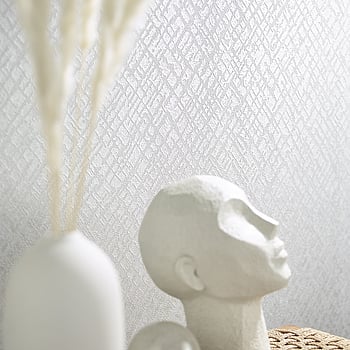 Galerie Wallcoverings Product Code 95040 - Air Wallpaper Collection - White Colours -  