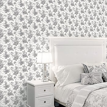 Galerie Wallcoverings Product Code AB42413 - Abby Rose 3 Wallpaper Collection - Black Colours -  