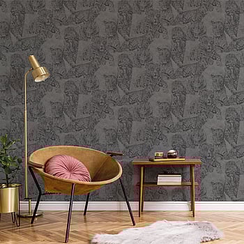 Galerie Wallcoverings Product Code BL22722 - Botanica Wallpaper Collection - Black Colours -  