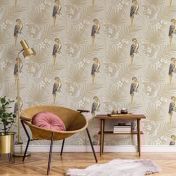 Galerie Wallcoverings Product Code CM27003 - Botanica Wallpaper Collection - Yellow Black Colours -  