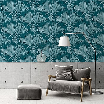 Galerie Wallcoverings Product Code ES31136 - Escape Wallpaper Collection - Green, Teal Colours -  