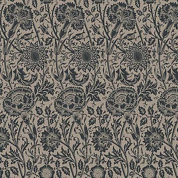 Galerie Wallcoverings Product Code ET12518 - Arts and Crafts Wallpaper Collection - Black Beige Colours -  