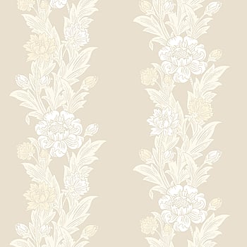 Galerie Wallcoverings Product Code ET12705 - Arts and Crafts Wallpaper Collection - White Beige Colours -  