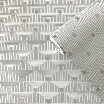 Galerie Wallcoverings Product Code F-PL3002 - Boutique Wallpaper Collection - Silver Grey Colours -  