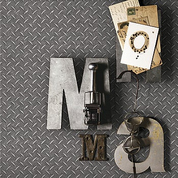 Galerie Wallcoverings Product Code G45174 - Steampunk Wallpaper Collection - Silver Grey Colours -  