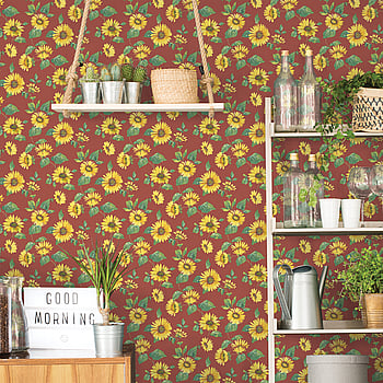 Galerie Wallcoverings Product Code G45459 - Just Kitchens Wallpaper Collection - Red Yellow Colours -  