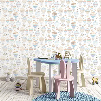 Galerie Wallcoverings Product Code G56544 - Just 4 Kids 2 Wallpaper Collection - Blue Beige Colours -  