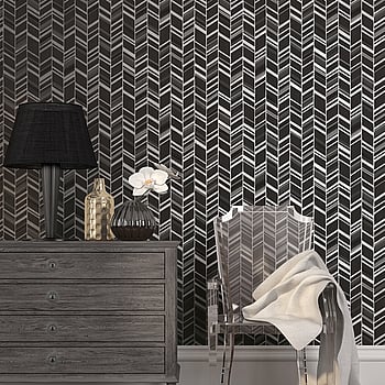 Galerie Wallcoverings Product Code G67716 - Special Fx Wallpaper Collection - Black Grey Silver Colours -  