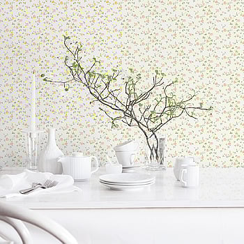 Galerie Wallcoverings Product Code G67891 - Miniatures 2 Wallpaper Collection - Yellow Green White Colours -  