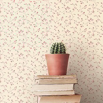 Galerie Wallcoverings Product Code G67925 - Miniatures 2 Wallpaper Collection - Red Cream Colours -  