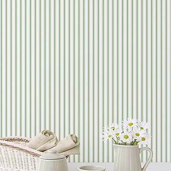 Galerie Wallcoverings Product Code G67928 - Miniatures 2 Wallpaper Collection - Green White Colours -  