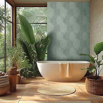 Galerie Wallcoverings Product Code HZ62077 - Horizon Wallpaper Collection - Green Metallic Colours -  