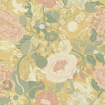 Galerie Wallcoverings Product Code S63014 - Sommarang 2 Wallpaper Collection - Yellow Colours -  