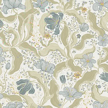 Galerie Wallcoverings Product Code S65115 - Sommarang Wallpaper Collection - Blue Green Colours -  