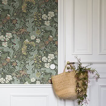 Galerie Wallcoverings Product Code S83103 - Sommarang Wallpaper Collection - Green Colours -  