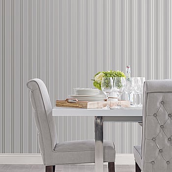 Galerie Wallcoverings Product Code SB37905 - Simply Silks 4 Wallpaper Collection - Metallic Silver Colours -  