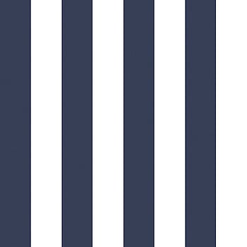 Galerie Wallcoverings Product Code SH34555 - Simply Stripes 3 Wallpaper Collection - Navy Colours -  