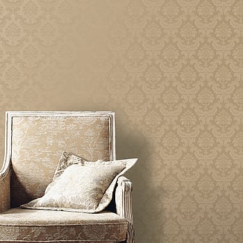 Galerie Wallcoverings Product Code SK34755 - Simply Silks 4 Wallpaper Collection - Brushed Metallic Gold Colours -  