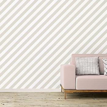 Galerie Wallcoverings Product Code ST36919 - Simply Stripes 3 Wallpaper Collection - Greige Colours -  